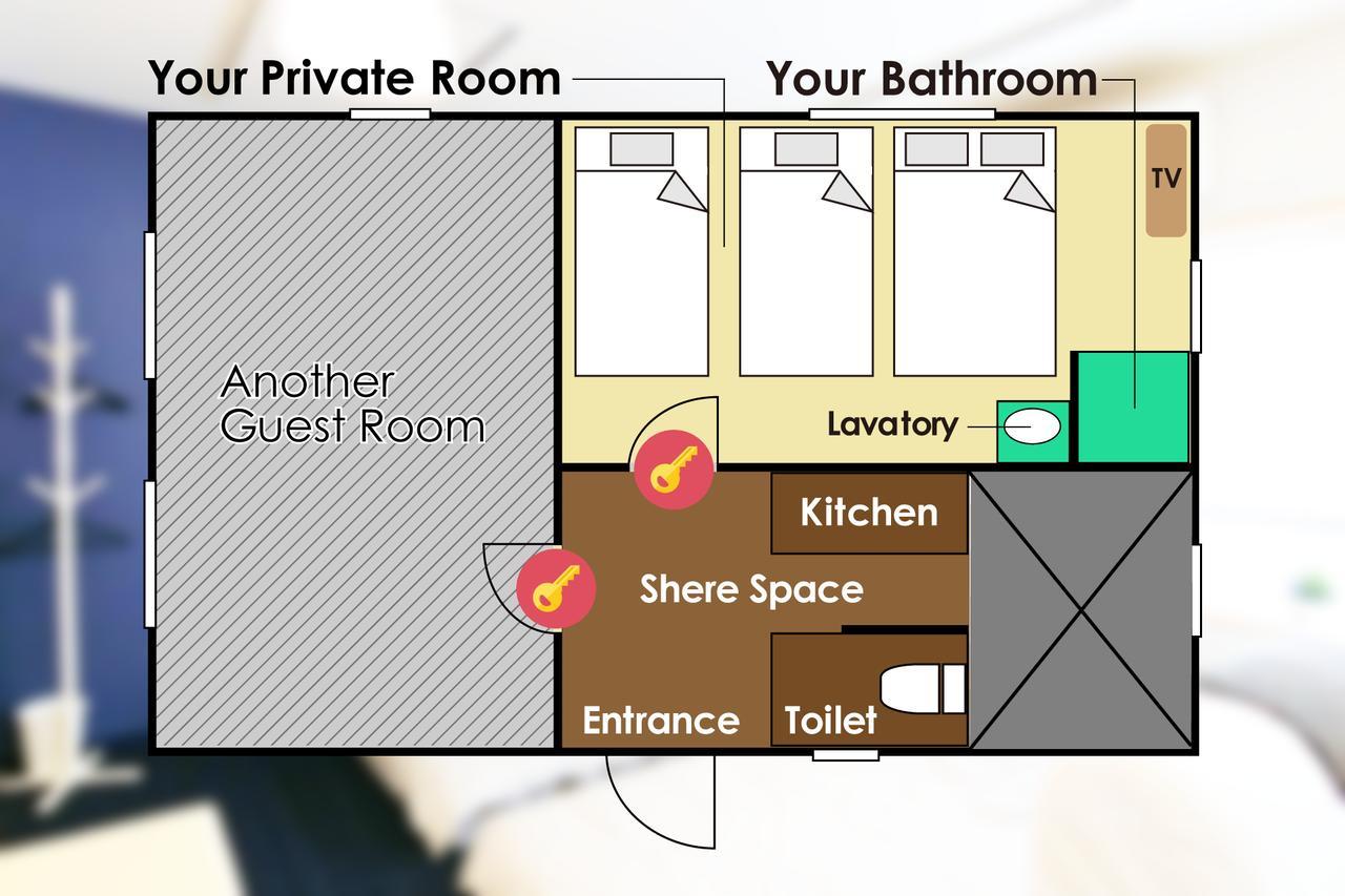 Hostel Kay 101&102 Осака Екстериор снимка